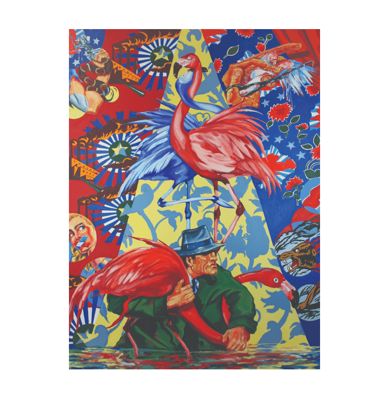 RC0162317 Ciro Quintana, El Rapto de mi paisaje, 2017, oil on linen, 78 x 56